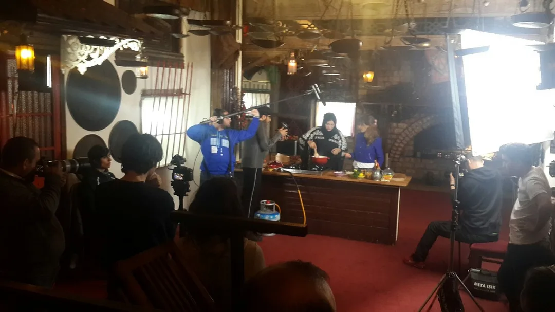 filming recipes in istanbul