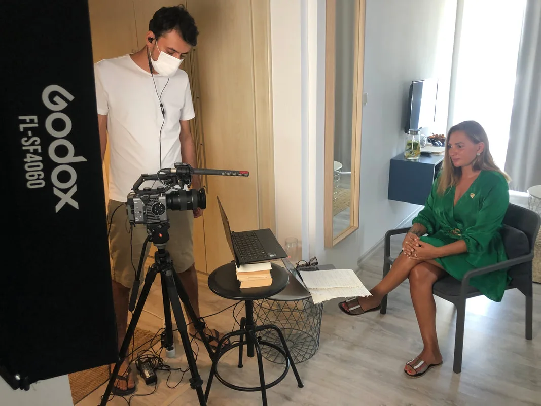 Filming in Kalkan