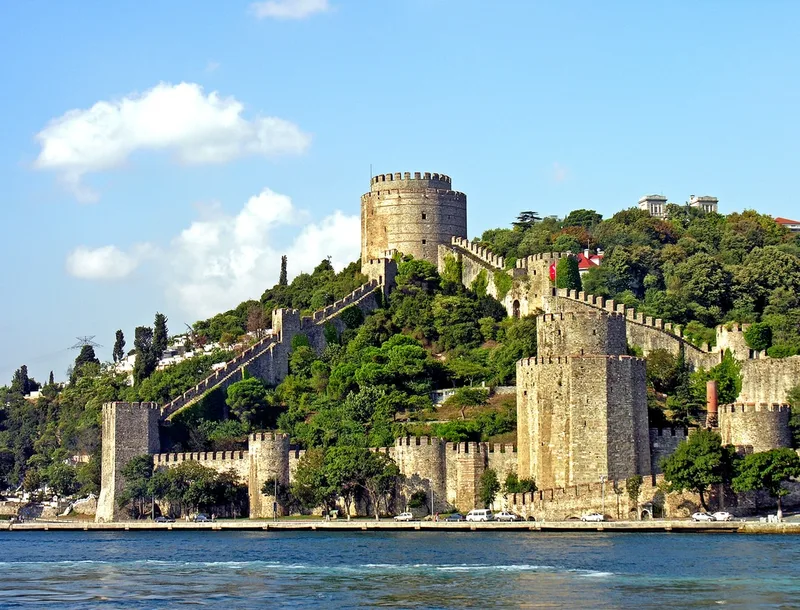 rumeli hisari from bosphorus